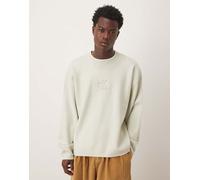 Calvin Klein Jeans - Maglione con tinta verde e logo in rilievo al centro 48