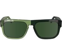 Calvin Klein Jeans Men's Sunglasses CKJ24607S - Sky To Midnight Blue with Solid Grey Lens