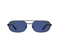 Calvin Klein Jeans Men's Sunglasses CKJ26202S - Matte Blue with Mirror Solid Blue Lens