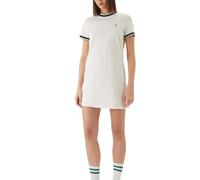Calvin Klein Jeans - Mini abito con bordi a righe monogramma - - Dresses - Donna - Bianco - S
