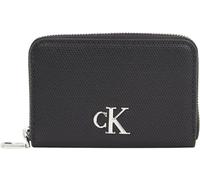 Calvin Klein Jeans MINIMAL MONOGRAM M ZIP AROUND T - Portachiavi Da donna, Black,