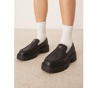 Calvin Klein Jeans - Mocassini neri con suola spessa-Nero 38