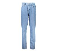 Calvin Klein - Jeans Mom Denim Blu Logo - - Jeans - Donna - Blu - W31 L32