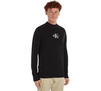 Calvin Klein Jeans MONOLOGO Sweater J30J324599 Maglioni, Nero (CK Black), L Uomo