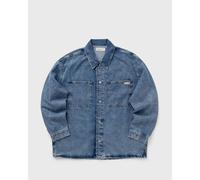 Calvin Klein Jeans OVERSIZED LINEAR OVERSHIRT men Denim Jackets blue in taglia:S