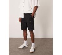 Calvin Klein Jeans - Washed Cargo Short J30J327376 Nero - Abbigliamento 30 Nero