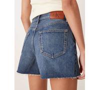 Calvin Klein Lv047f766g Denim Shorts Blu 28 Donna