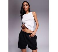 Calvin Klein Jeans - Pantaloncini neri in jersey-Nero S