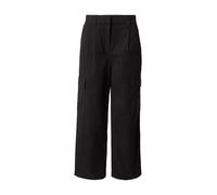 Calvin Klein Pantaloni Cargo da Donna in Cotone Ewaist LV047F623G Pantaloni Casual, Nero, S