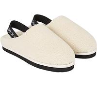 Calvin Klein Jeans Pantofole Donna Home Clog Surfaces Calde, Avorio (Creamy White/Black), 39 EU