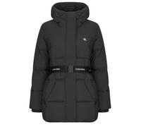 Calvin Klein Jeans Piumino BELTED MIDWEIGHT PUFFER in Nero EU L