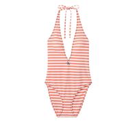 Calvin Klein Jeans - Plunge ONE Piece Lv00Q61216 - - Swimwear - Donna - Arancione - L