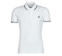 Calvin Klein Jeans Polo TIPPING SLIM POLO in Bianco EU XXL