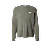 Calvin Klein Jeans Pullover 'Long Sleeve Waffle' oliva Uomo - Abbigliamento - Pullover e cardigan - Pullover - Pullover girocollo Calvin Klein Jeans S