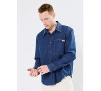 Calvin Klein Jeans - Regular Denim Shirt J30J327022 Blu - Abbigliamento S Blu