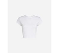 Calvin Klein Jeans Rib Monogram W - T-shirt - Donna - Bianco nd_S