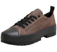 Calvin Klein Jeans Scarpe da Ginnastica da Uomo con Lacci ibridi Basse, AUTH YM0YM01091, Marrone (Nero Ardesia/Nero), Taglia 40, Ardesia Marrone Nero Nero, 39 2/3 EU