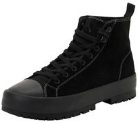 Calvin Klein Jeans Scarpe da Ginnastica da Uomo con Lacci ibridi High Laceup AUTH YM0YM01092, Nere (Triple Black), 44, Nero Triplo Nero, 45 EU