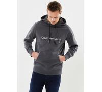 Calvin Klein Jeans - Seasonal Monologo Regular Hoodie Grigio - Abbigliamento S Grigio