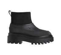 Calvin Klein Jeans, ,Shoes ,Donna ,Nero ,37 EU Stivali Pioggia Neri Flatform Bassi