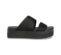 Calvin Klein Jeans, ,Shoes ,Donna ,Nero ,40 EU Sandalia Piatta Nera Webbing