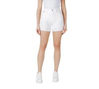 Calvin Klein Jeans, ,Shorts ,Donna ,Bianco ,W30 MOM Shorts