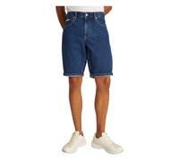 Calvin Klein Uomo Pantaloncini in Jeans Regular in Cotone, Blu (Denim Dark), 30W