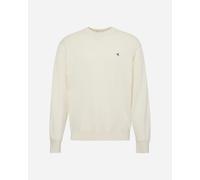 Calvin Klein LS Ez Cotton Crewnk Sweater 12Gg Lv04Rc309G, Maglione, Uomo, Bianco (Tofu), S