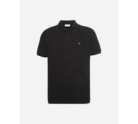 Calvin Klein Uomo Maglietta Polo Maniche Corte Monogram Pique in Cotone