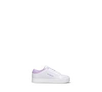 CALVIN KLEIN JEANS Sneaker donna bianca/lilla in pelle 36