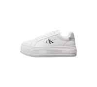 Sneakers Calvin Klein Jeans Bold Platf Low Lace Lth Ml Mtl YW0YW01516 Bianco 41