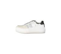 Calvin klein Jeans Sneakers Basse Cupsole Flatform Mix YW0YW01227 Avorio 40