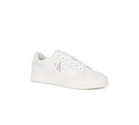 Calvin Klein Jeans Sneakers con Suola Preformata Uomo Classic Fluo Contrast Scarpe, Bianco (White/Ancient White), 45 EU
