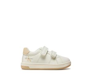 Calvin Klein Jeans sneakers unisex in ecopelle con velcro bianco