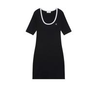Calvin Klein Jeans - SS 2X2 Baby Rib Cutout - - Dresses - Donna - Nero - S