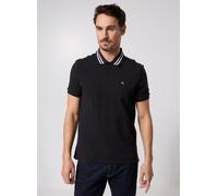 Calvin Klein Uomo Maglietta Polo Maniche Corte Monogram Pique Tipped in Cotone