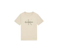 Calvin Klein Jeans T-shirt bambina manica corta ecrù