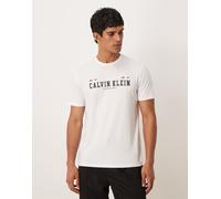 Calvin Klein Jeans - T-shirt bianca con grafica "New York"-Bianco 46