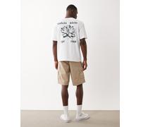 Calvin Klein Jeans - T-shirt bianca con stampa-Bianco 46