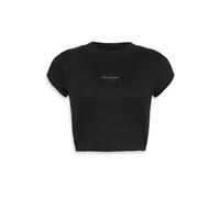 CALVIN KLEIN JEANS T-shirt cropped fit nero | XL