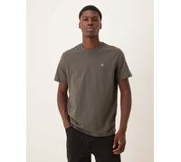 Calvin Klein Jeans - T-shirt marrone scuro con logo piccolo 46