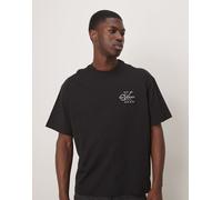 Calvin Klein Jeans - T-shirt nera con logo sul petto-Nero 50