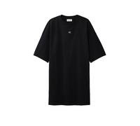 Calvin Klein T-Shirt Oversize da Donna con Etichetta in Tessuto SS Dre LV047F228G, Nero, L