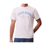 Calvin Klein Jeans - T-shirt Relaxed Fit March Graphic - - Tops - Uomo - Bianco - M