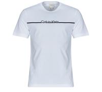 Calvin Klein Jeans T-shirt SPLIT LINE LOGO T-SHIRT in Bianco EU M