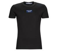 Calvin Klein Jeans T-shirt TRANSPARENT STRIPE LOGO TEE in Nero EU L