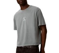 Calvin Klein Jeans T-shirt uomo manica corta con logo verde
