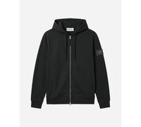 Calvin Klein Jeans felpa con cappuccio e zip uomo antracite