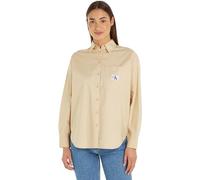 Calvin Klein Jeans - Woven Label Relaxed Beige - Abbigliamento S Beige
