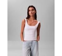 Calvin Klein Jeans Top nero / bianco Donna Calvin Klein Jeans XS